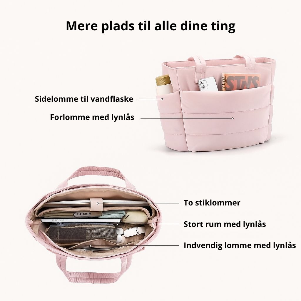 Puffy Tote - Stilfuld, rummelig og multifunktionel