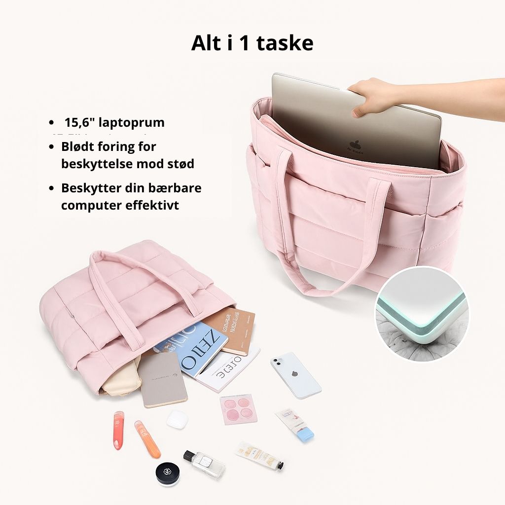 Puffy Tote - Stilfuld, rummelig og multifunktionel